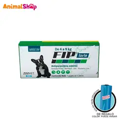 GENERICO - Antipulgas Pipeta F.I.P Forte Para Perros De 4 A 9Kg