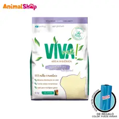 VIVA VERDE - Arena De Gato Limpieza Plena 4Kg