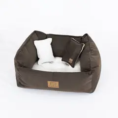 GENERICO - Cama Perro Barky Marrón M