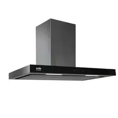 SOLE - Campana Extractora 90 cm Decorativa Scollection Stilux TURE90CO Acero/Negro