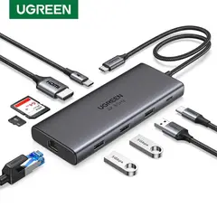 UGREEN - Hub tipo C 9 en 1 USB3.2 Gen 2 10Gbs