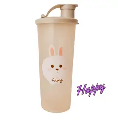 GENERICO - Vaso Tomatodo Kawaii Happy 2 en 1