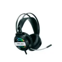 HALION - AURICULAR HALION JACKO (HA-H915) GAMING MICROFONO FLEXIBLE  BLACK  RGB