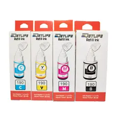 JETLIFE - TINTA COMPATIBLE CANON SERIE G / 190 PACK 4 COLORES
