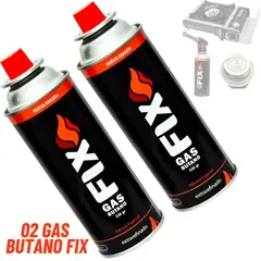 FIX - Gas Butano Cocina Cabezal Soplete Campamento Camping x 02