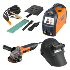 TRUPER - Combo Soldadora 200A Amoladora 850w y careta