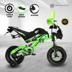 KINGDOM - Bici Moto Para Niño Aro 16 «FURIOUS MONSTER II» Green