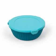 YUMBOX - Lonchera Yumbox - Poke Bowl - 3 divisiones - Lagoon Blue