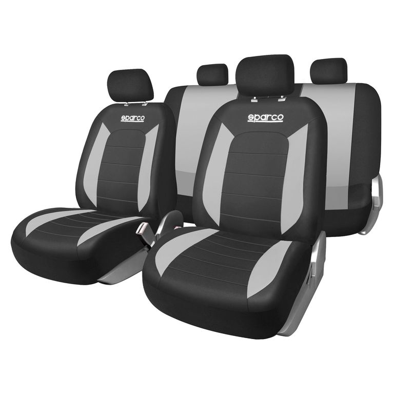 Set de Fundas Cubre Asiento SPARCO Negro Gris SPS426GRCB