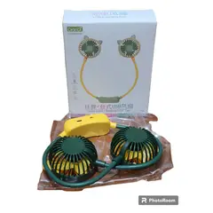 GENERICO - Ventilador dual de cuello recargable por usb