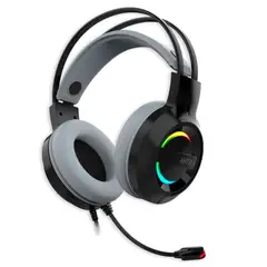 ANTRYX - AURICULAR IRIS-K GRAY, 7.1 VIRTUAL SURROUND, USB, RAINBOW