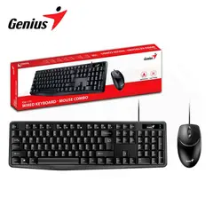 GENIUS - TECLADO MOUSE KM-170 USB MULTIMEDIA BLACK
