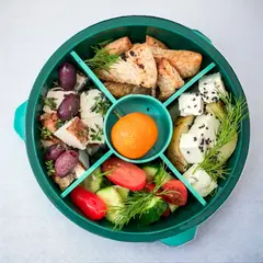 YUMBOX - Lonchera - Poke Bowl - 3 divisiones - Kale Green