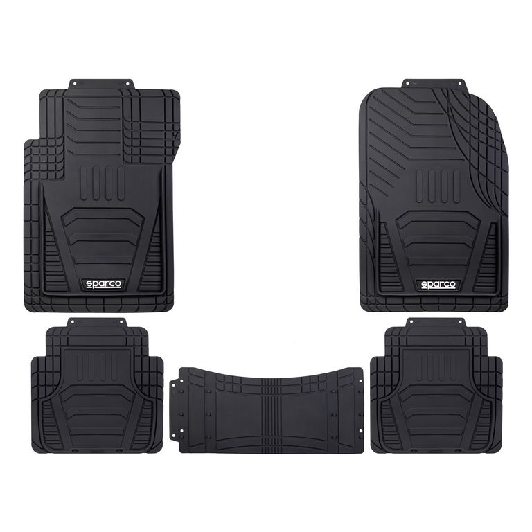 Alfombras de Piso para Auto SPARCO 5 piezas Negro SPF509BK-5