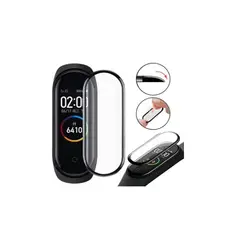 GLASS - Mica de vidrio templado 3d para xiaomi mi band 4 - negro