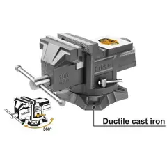 INGCO TOOLS - TORNILLO DE BANCO 6 CON YUNQUE Y BASE GIRATORIA