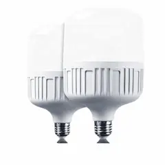 GENERICO - Foco x2 Bombillo LED 60W Potente Luz Blanca E27 Bombillo Grande