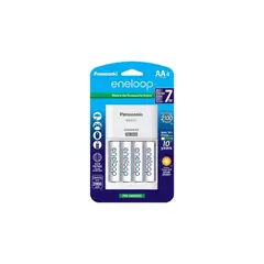 PANASONIC - CARGADOR BQ-CC17 ENELOOP + 4 PILAS AA 2100mAh
