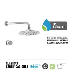 VAINSA - Llave de ducha con salida cromada Chaska