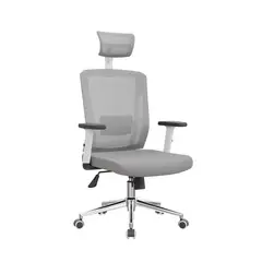 BONNO - Silla De Oficina Ergonómica Presidente Delphi Gris