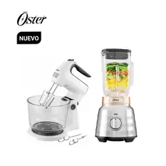 OSTER - Combo OSTER Batidora FPSTHS3611 y Licuadora BLSTPBRG053