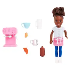 BARBIE - Muñeca Chelsea Barista - Barbie Morena