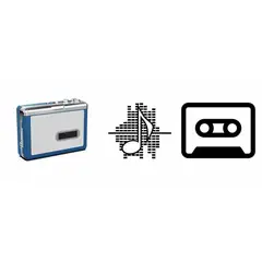 EZCAST - Walkman Reproductor de Cassette Bluetooth EZCAP 215