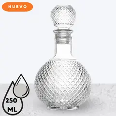 Ichimatsu - Decantador de Whisky con Tapa de Vidrio de 250 ml