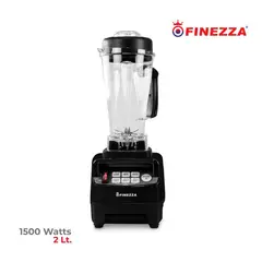 FINEZZA - LICUADORA DIGITAL 1500W CAPACIDAD 2L NEGRA