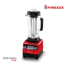 FINEZZA - LICUADORA DIGITAL 1500W CAPACIDAD 2L ROJA