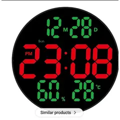 GENERICO - RELOJ DIGITAL LED CONTROL REMOTO TEMPERATURA