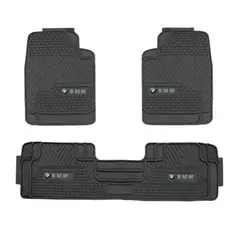 GENERICO - Piso jebe protector alfombra LOGO BMW