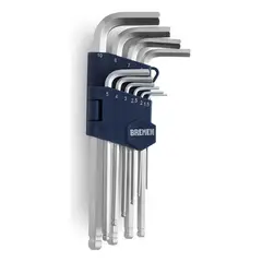 BREMEN - Set de Llaves Allen Hex x 10 Piezas Bremen 7096