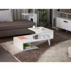 TU MESITA - Mesa de Centro Vero Melamina Blanca
