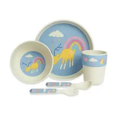 PENNY SCALLAN DESIGNS - BAMBOO MEALTIME SET - RAINBOW DAYS