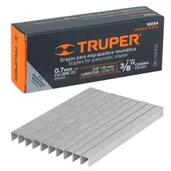 TRUPER - GRAPAS corona 3/8" calibre 22, 10mm, 5000 UNIDADES
