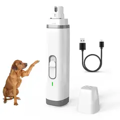 GENERICO - CORTAÚÑAS ELÉCTRICO PROFESIONAL PARA PERROS Y GATOS LUZ LED