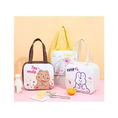 GENERICO - Lonchera Infantil Térmica con Cierre Kawaii - Niña