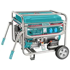 TOTAL - Generador gasolinero 5500w con arrancador eléctrico industrial Total
