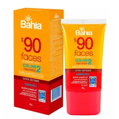 BAHIA - Bloqueador Solar Bahia Faces Tono Medio Color 2 Tubo 60g