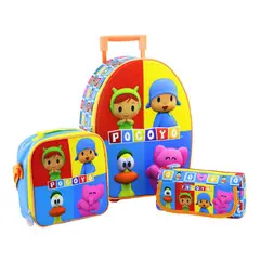 SCOOL - Set Ranger Maleta Lonchera Cartuchera Pocoyo