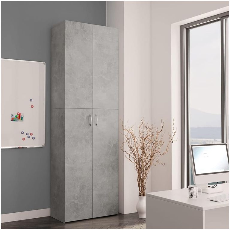 Archivador 190cm Maniego Ventitas Home Cemento