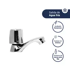 VAINSA - Llave de lavatorio cromada Ibiza