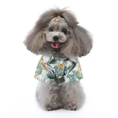 CAT OH - Ropa para perros Camisa hawaian L
