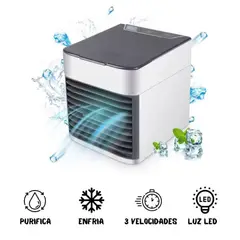 GENERICO - Mini Aire Acondicionado Enfriador y Purificador Portátil 3 Velocidades