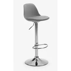 MOBELART - Banco para Bar Boat giratoria Gris möbelArt