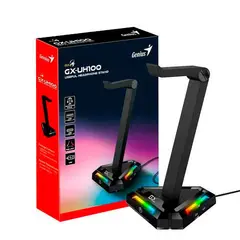 GENIUS - Soporte Para Audifono Gx-uh100 Rgb Black
