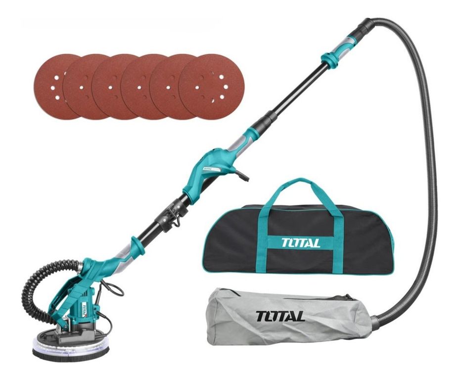 Lijadora de pared y techo drywall 1050w Total