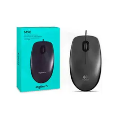 LOGITECH - MOUSE OPTICO USB M90