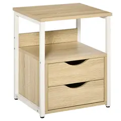 TU MESITA - Velador Moderno Julia 2 Cajones